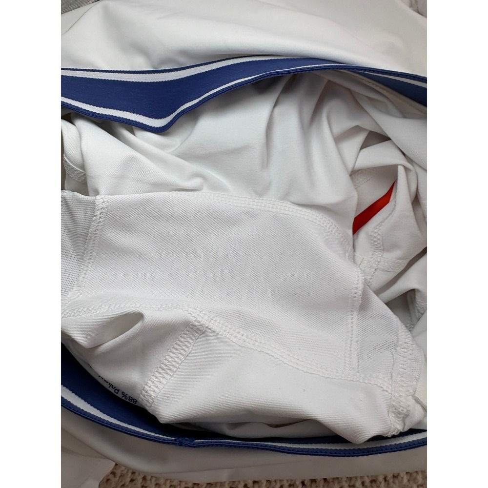 NWT Women's Peter Millar Francoise Court Skort Large White LF22EB100 Striped - Picture 8 of 9